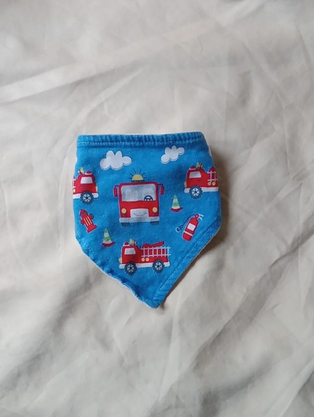 Blue and White Boys Bandana Bib Set - Cute & Awesome Duo